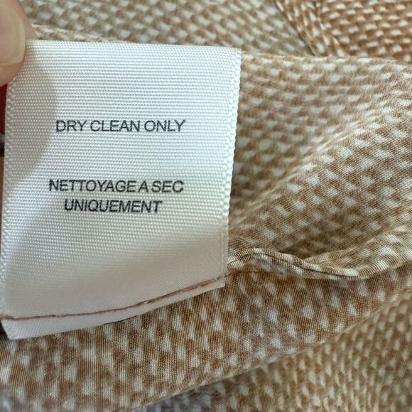 Joie Silk Tunic Blouse Womens L V-Neck Long Sleeve Office Workwear Minimalist - Picture 10 of 11